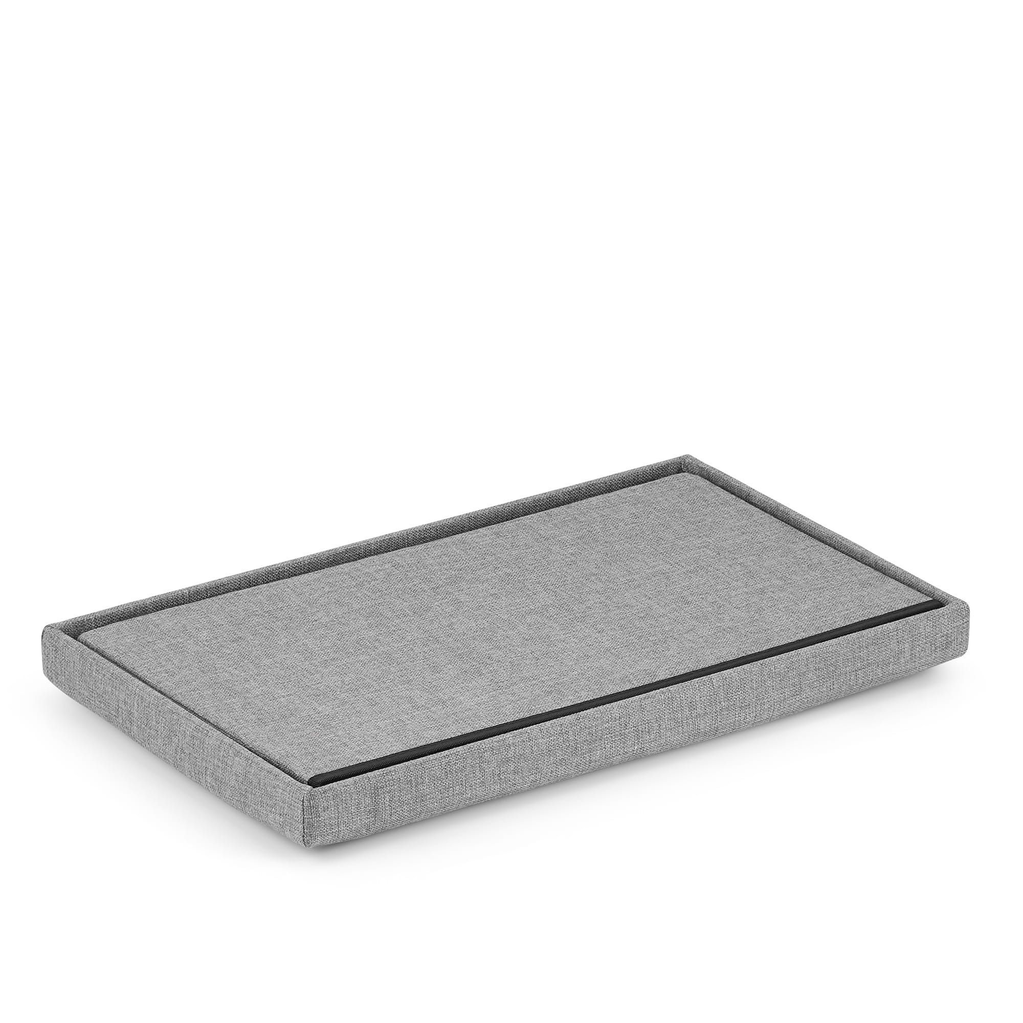 Pufa Składana MEBLIVA Tosa 60 x 38 x 36 cm - Szara