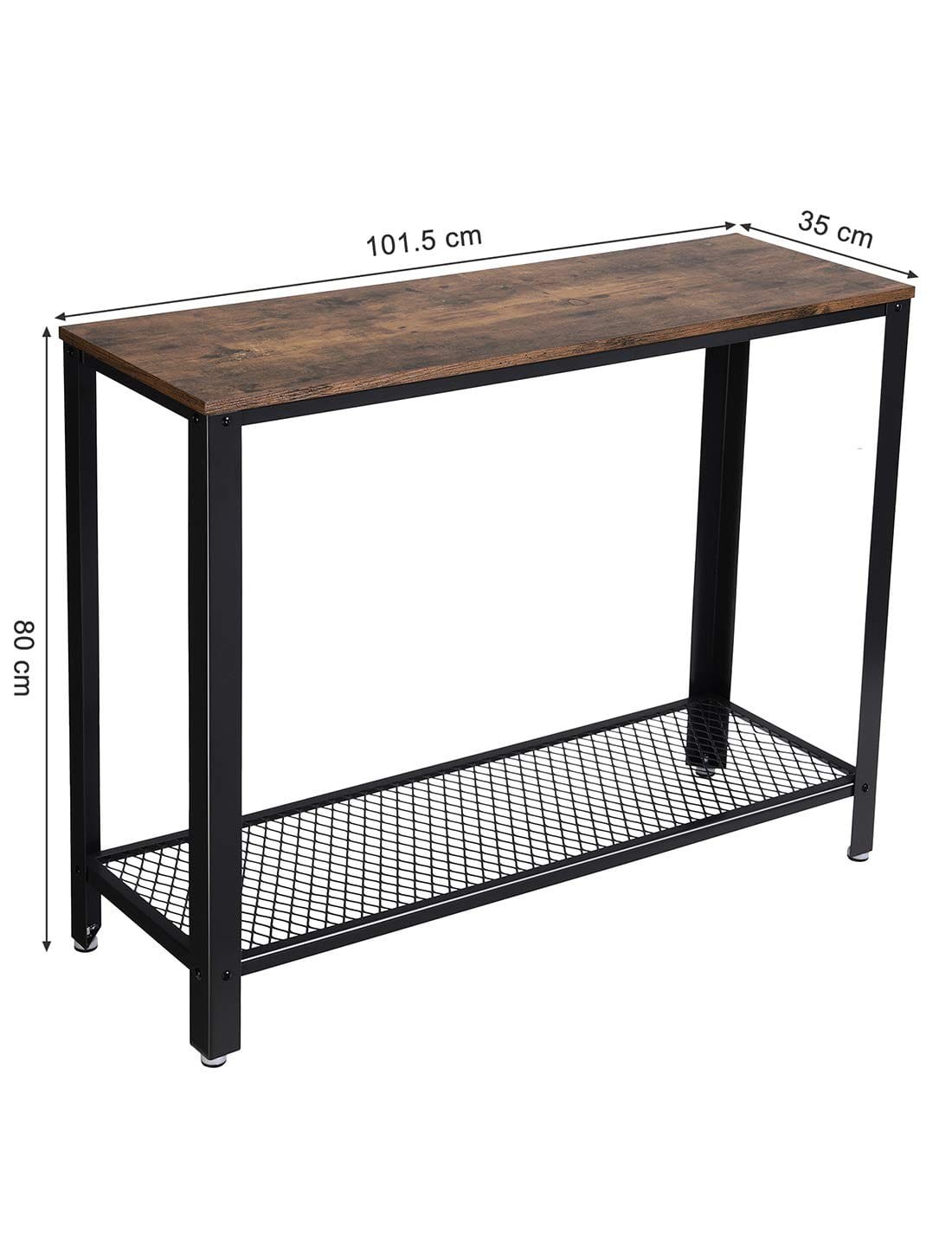 Konsola Salonowa LNT80X Rustykalny Brąz 101.5 x 35 x 80 cm