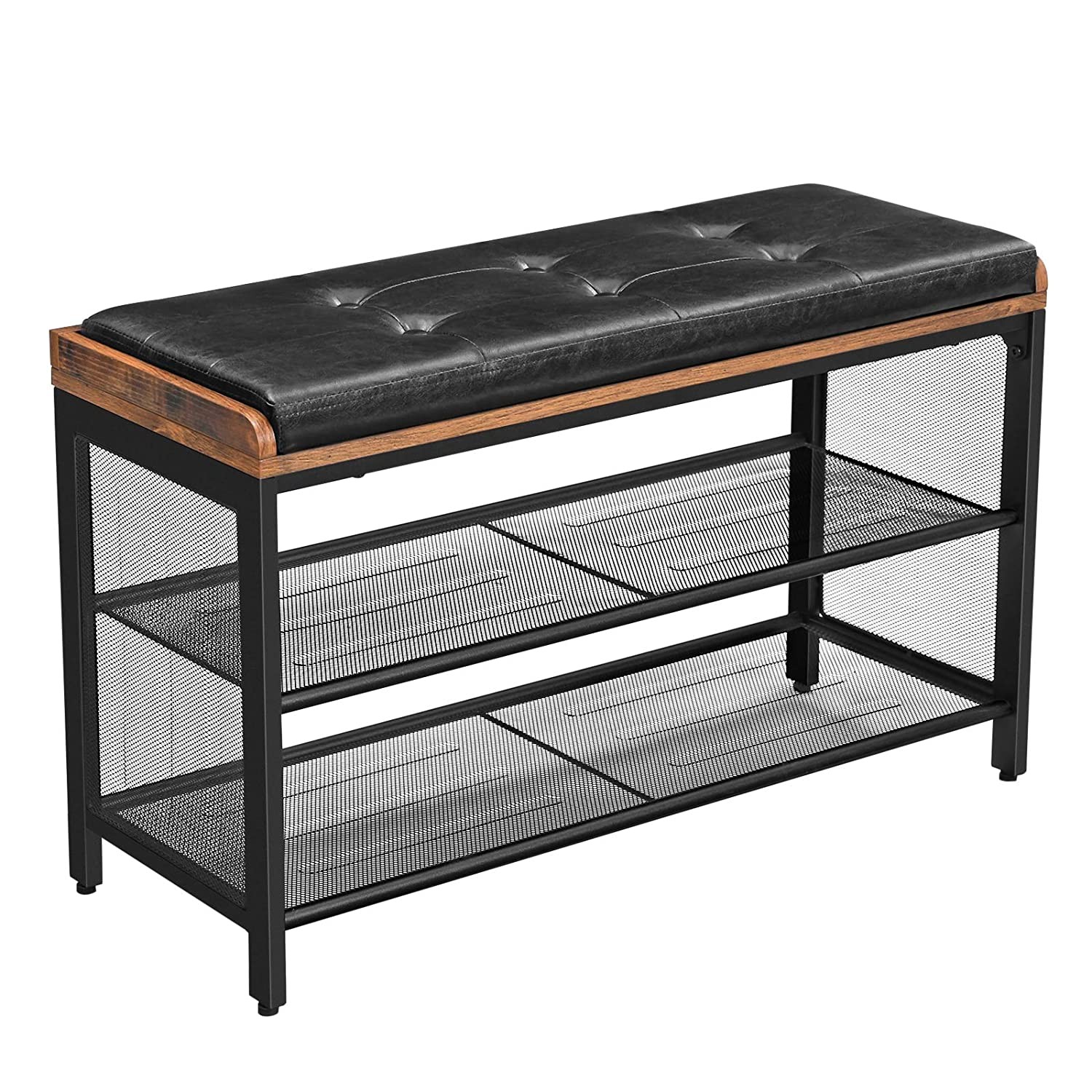 Szafka Na Buty MEBLIVA Sudi Rustykalny Brąz 80 x 30 x 48 cm