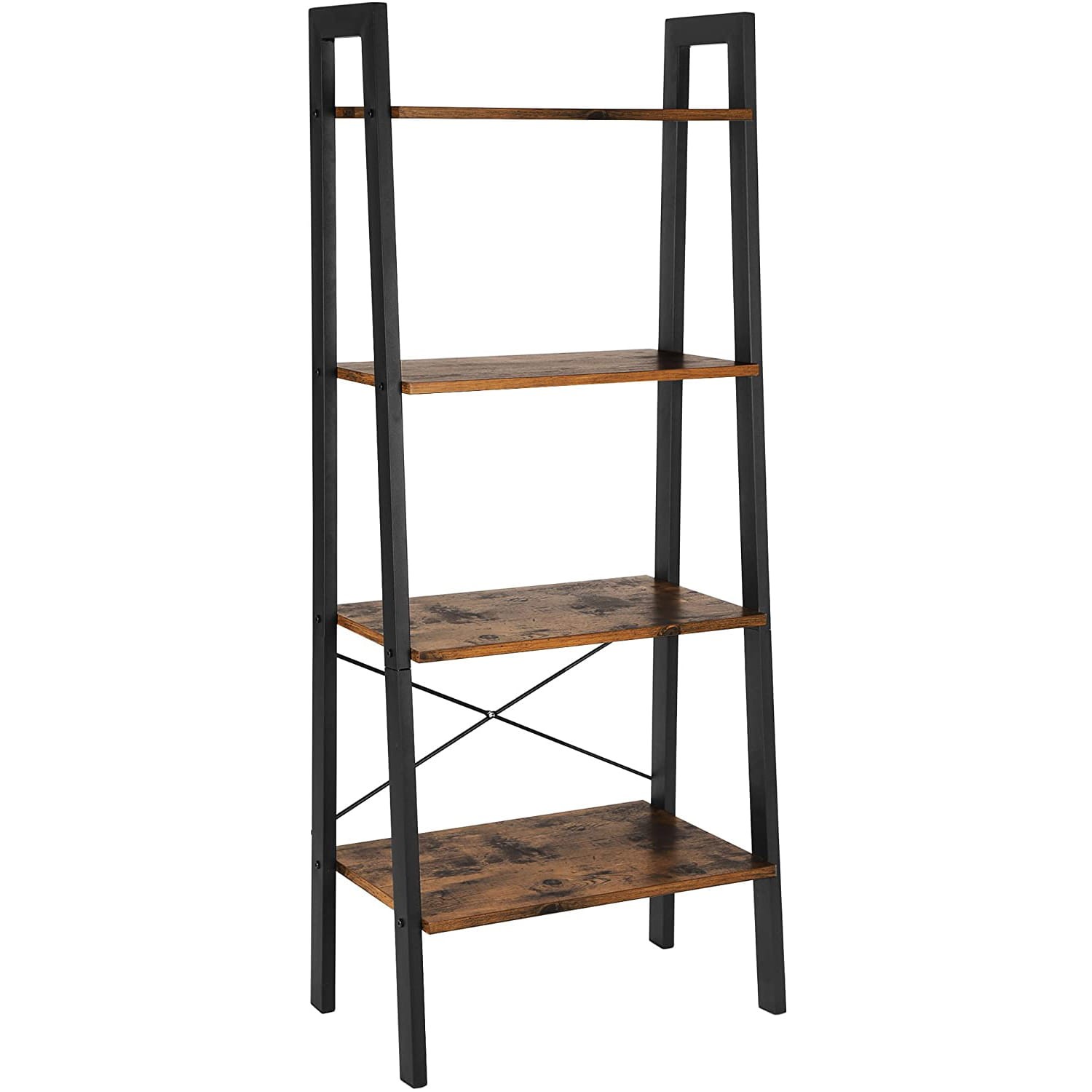 Regał MEBLIVA Clip Rustykalny Brąz Płyta Wiórowa 56 x 34 x 137.5 cm