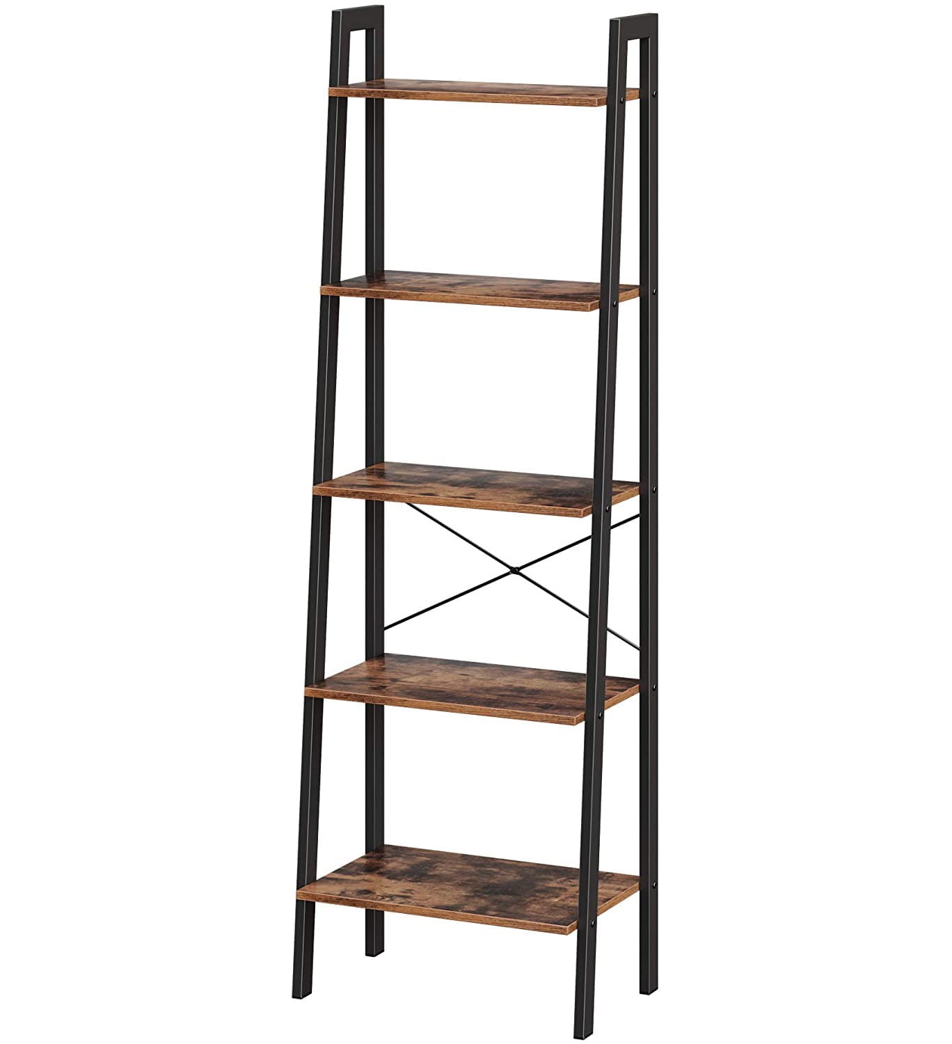 Regał MEBLIVA Clip Rustykalny Brąz 56 x 34 x 172 cm