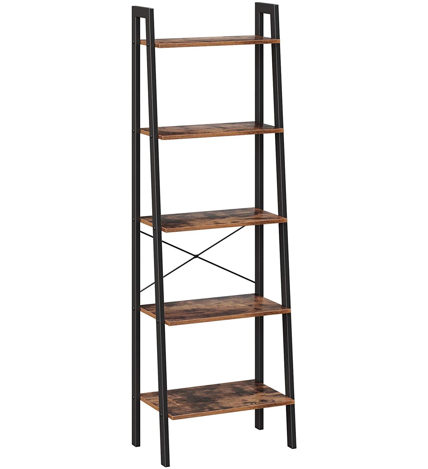 Regał MEBLIVA Clip Rustykalny Brąz 56 x 34 x 172 cm