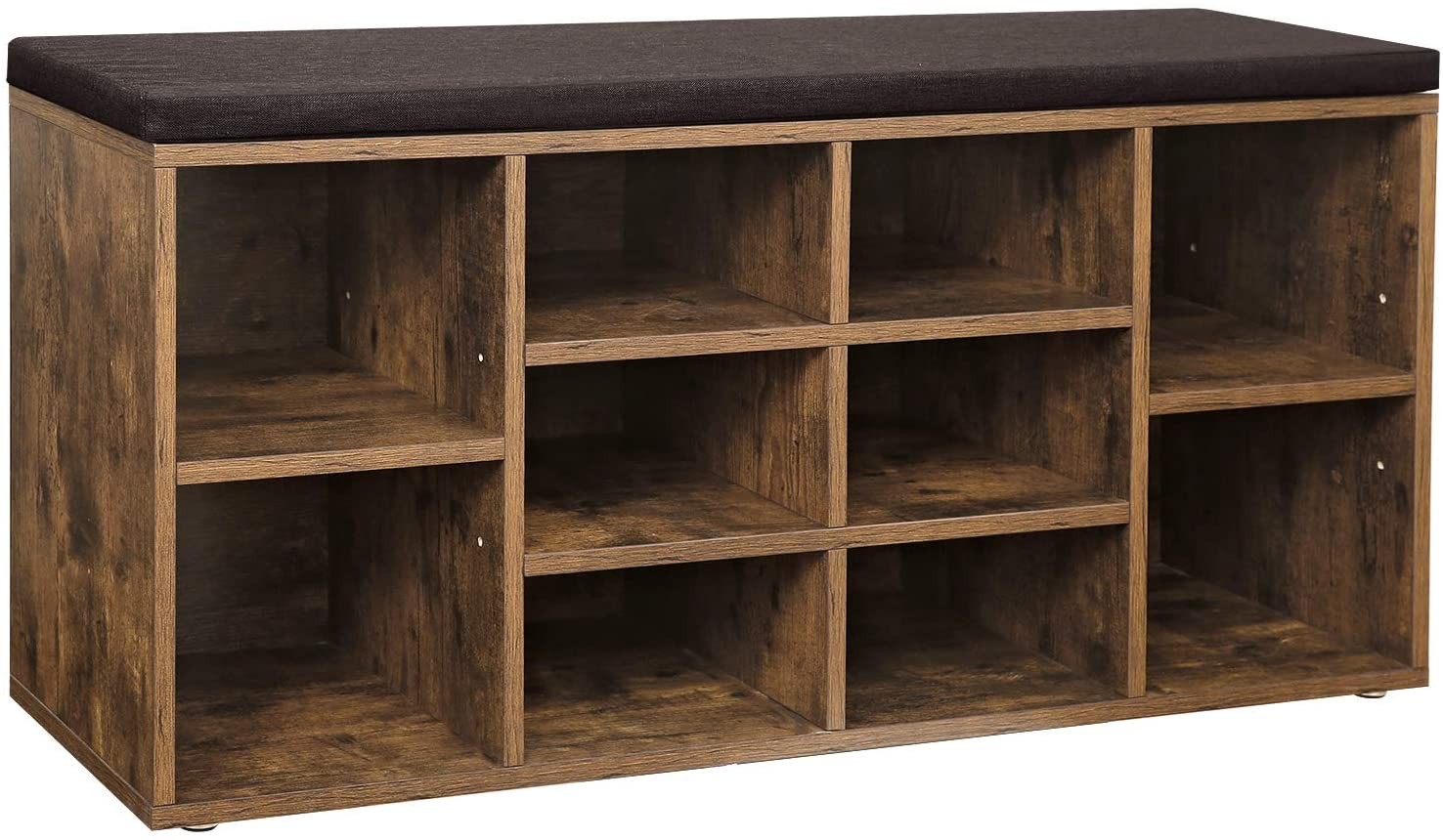Szafka Na Buty MEBLIVA Sudi Rustykalny Brąz 104 x 30 x 48 cm