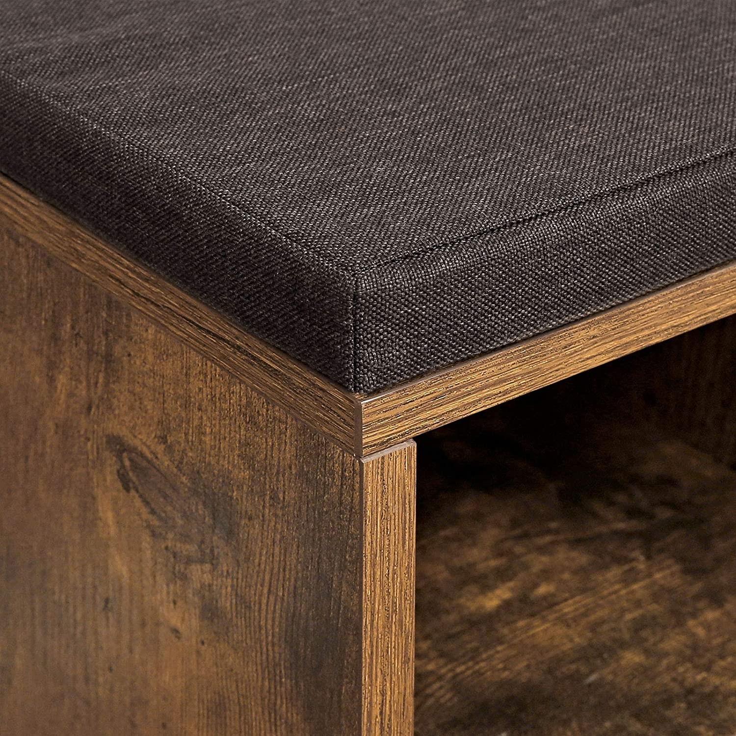 Szafka Na Buty MEBLIVA Sudi Rustykalny Brąz 104 x 30 x 48 cm
