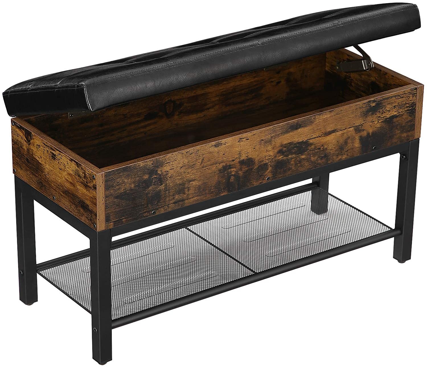 Szafka Na Buty Rustykalny Brąz MEBLIVA Sudi 70 x 30 x 45 cm