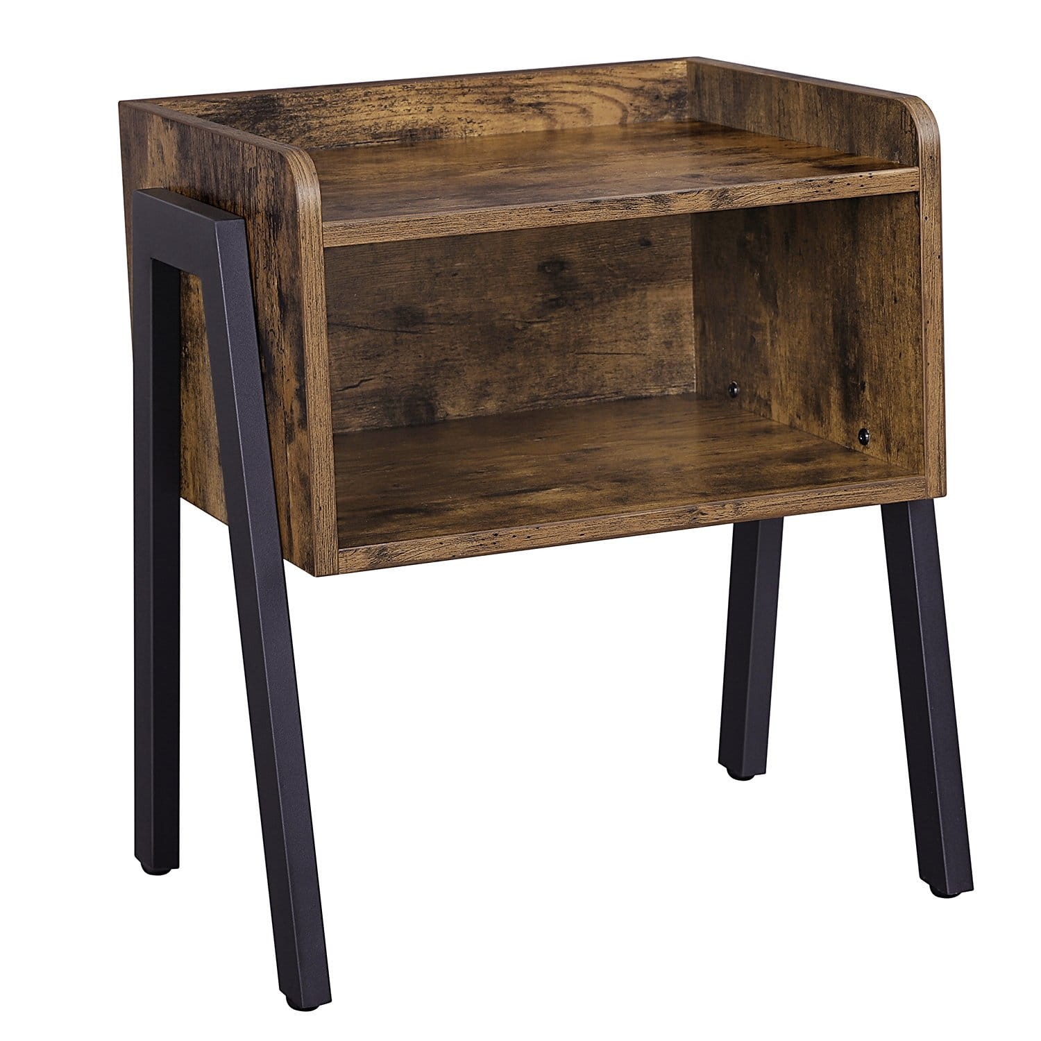 Stolik Szafka MEBLIVA Lilso Rustykalny Brąz 46 x 35 x 52 cm