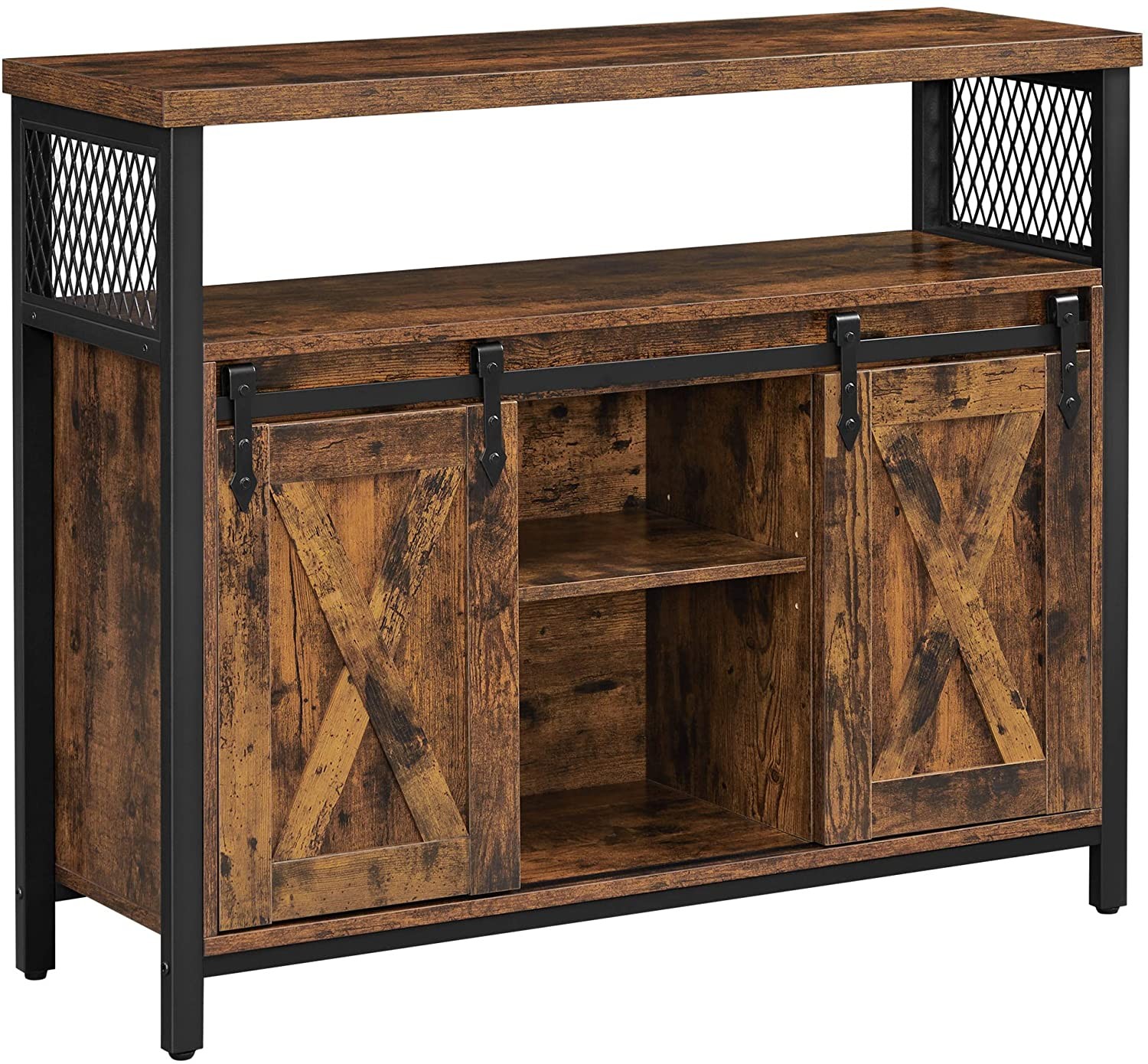 Komoda MEBLIVA Lead Rustykalny Brąz 100 x 33 x 80 cm