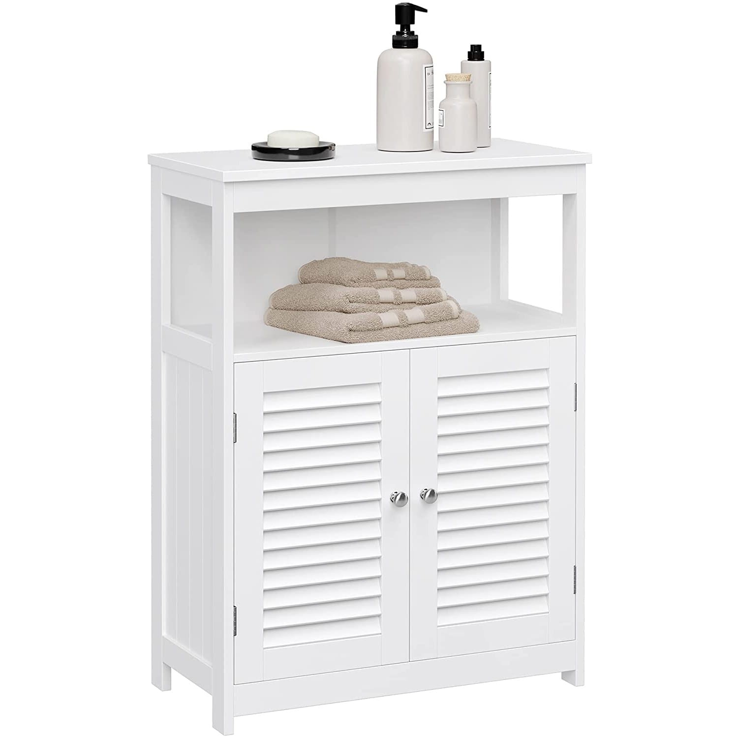 Szafka Łazienkowa MEBLIVA Brindisi MDF 60 x 30 x 80 cm - Biała