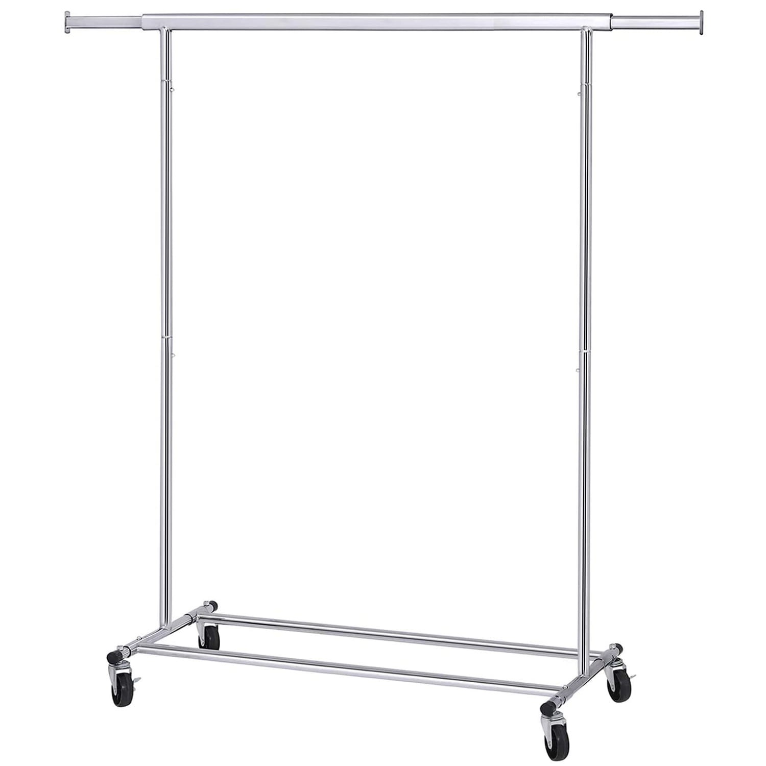 Wieszak Na Ubrania MEBLIVA Nemil 132 x 45.4 x 160 cm - Srebrny