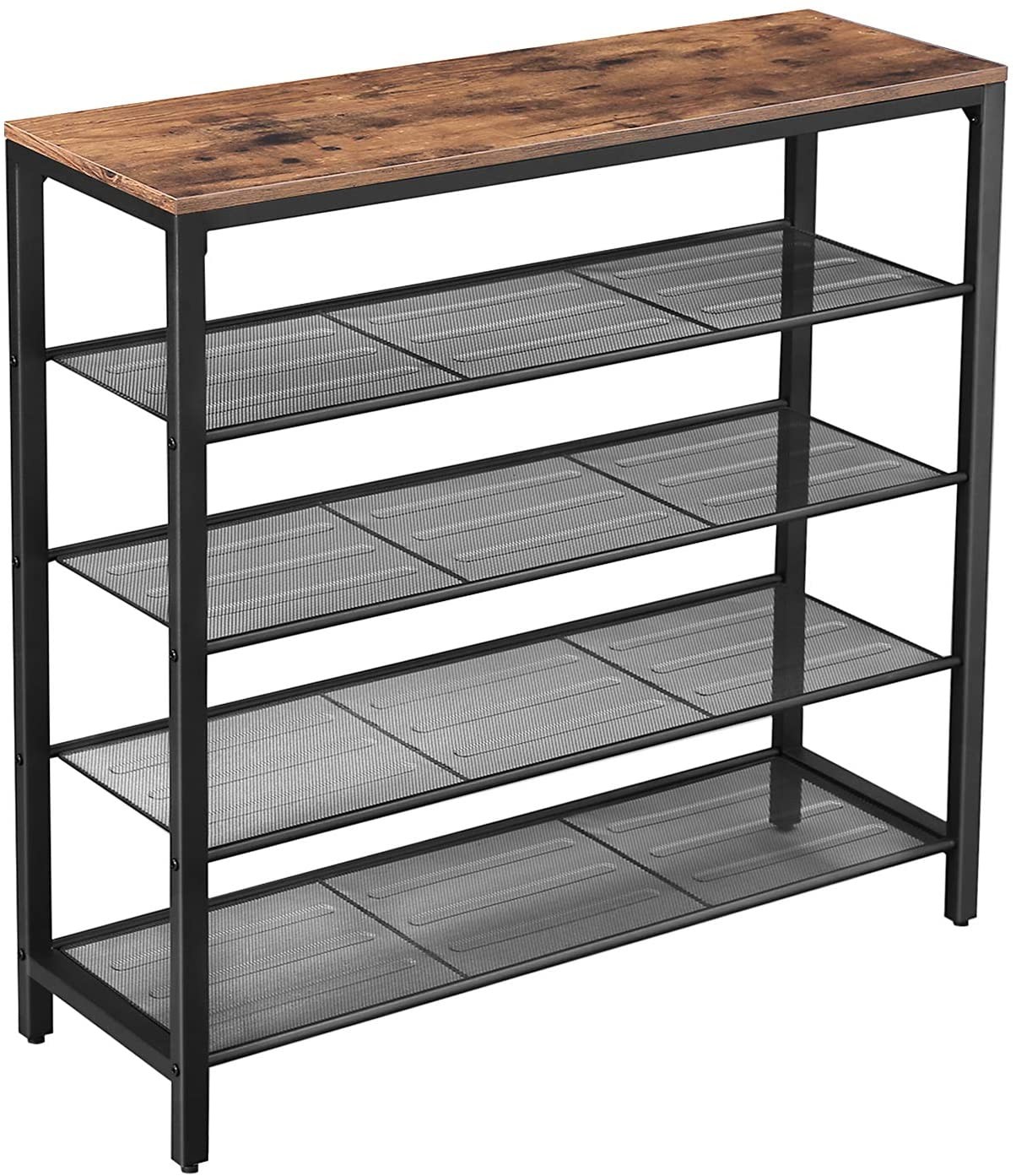 Szafka Na Buty MEBLIVA Sudi Rustykalny Brąz 100 x 30 x 92.5 cm