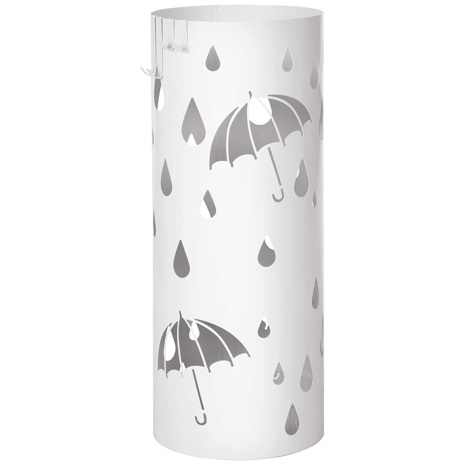 Latarnia Ogrodowa Metalowa GARDIVA Eicke 19.5 x 49 cm - Biała