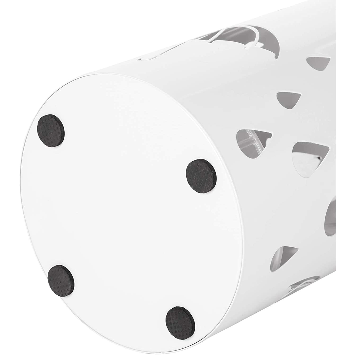 Latarnia Ogrodowa Metalowa GARDIVA Eicke 19.5 x 49 cm - Biała