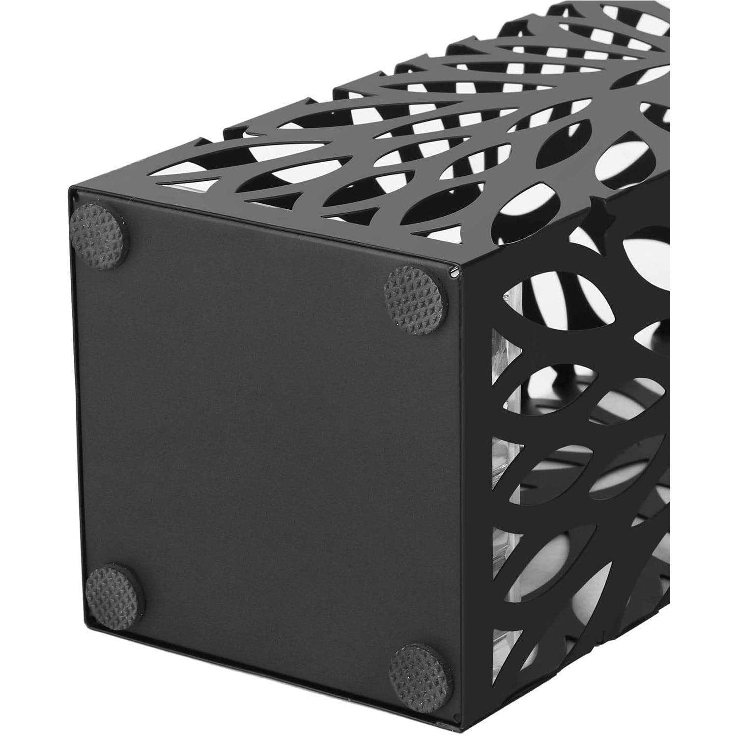 Lampa Ogrodowa Metalowa GARDIVA Eicke 15.5 x 15.5 x 49 cm - Czarna