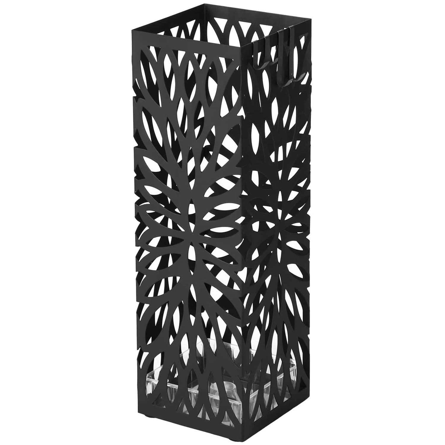 Lampa Ogrodowa Metalowa GARDIVA Eicke 15.5 x 15.5 x 49 cm - Czarna