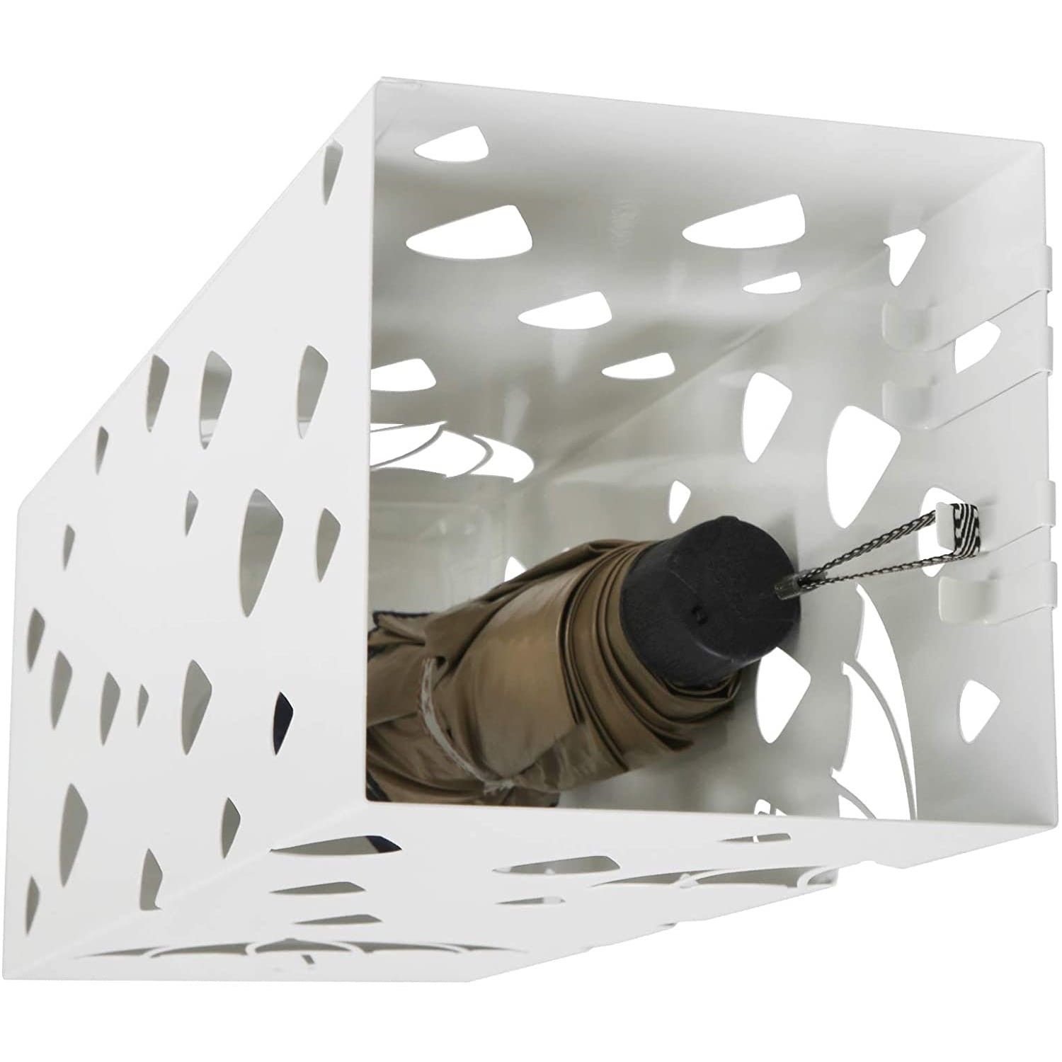 Lampa Ogrodowa Metalowa GARDIVA Eicke 15.5 x 15.5 x 49 cm - Biała