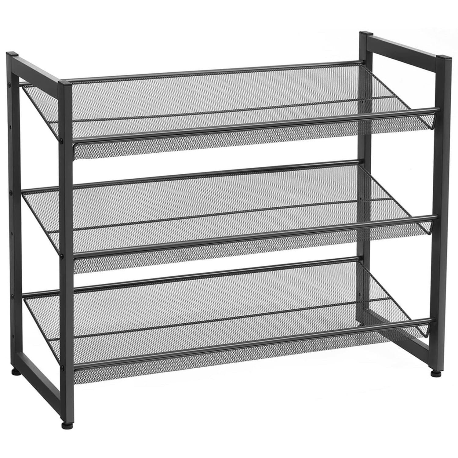 Regał MEBLIVA Sudi Metalowy 74 x 30.7 x 62.8 cm - Czarny