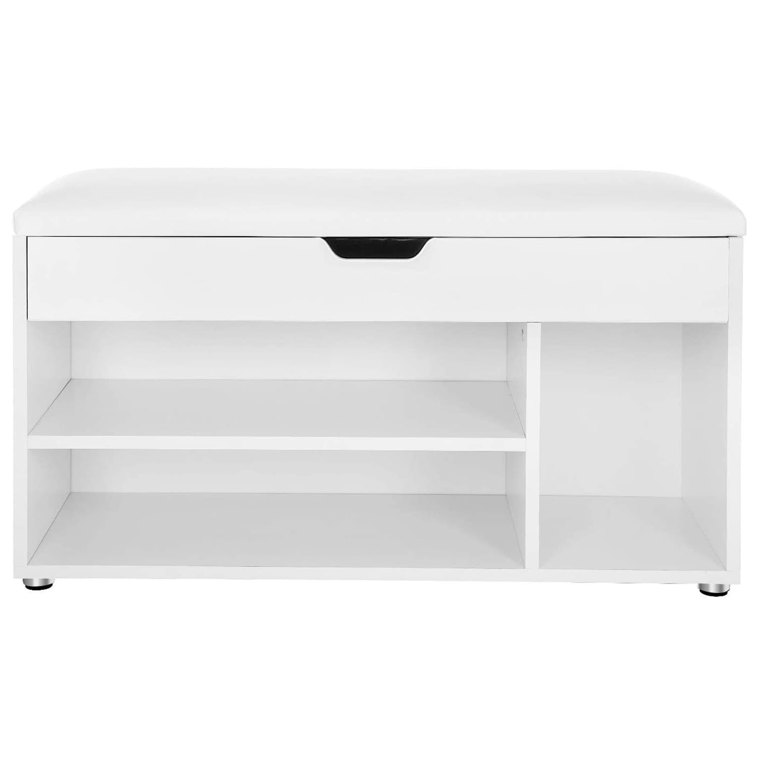 Szafka Na Buty MEBLIVA Sudi 80 x 30 x 44 cm Płyta Wiórowa - Biała