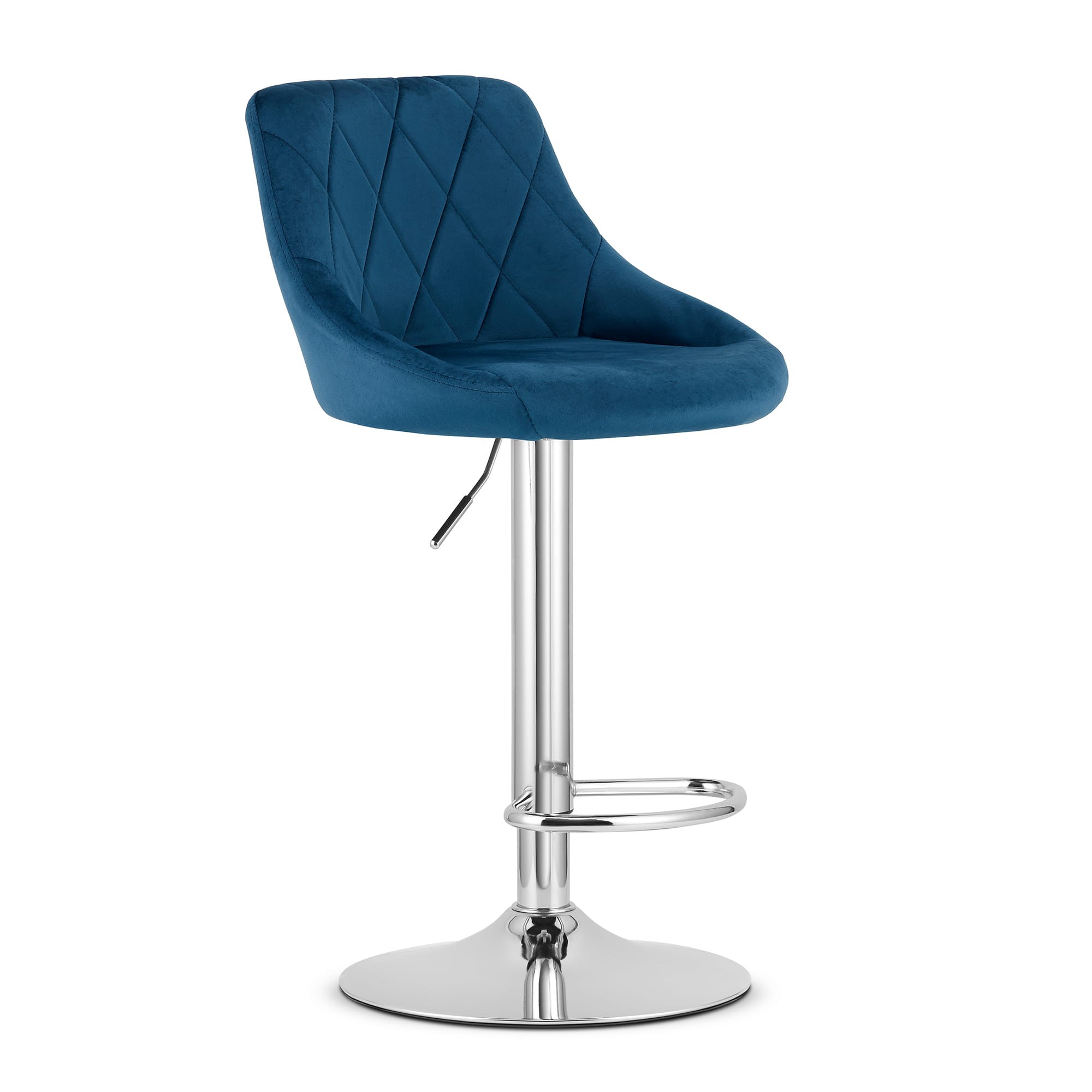 Hoker Kast Aksamit Baza Chrom 45.5 x 49 cm - Granatowy