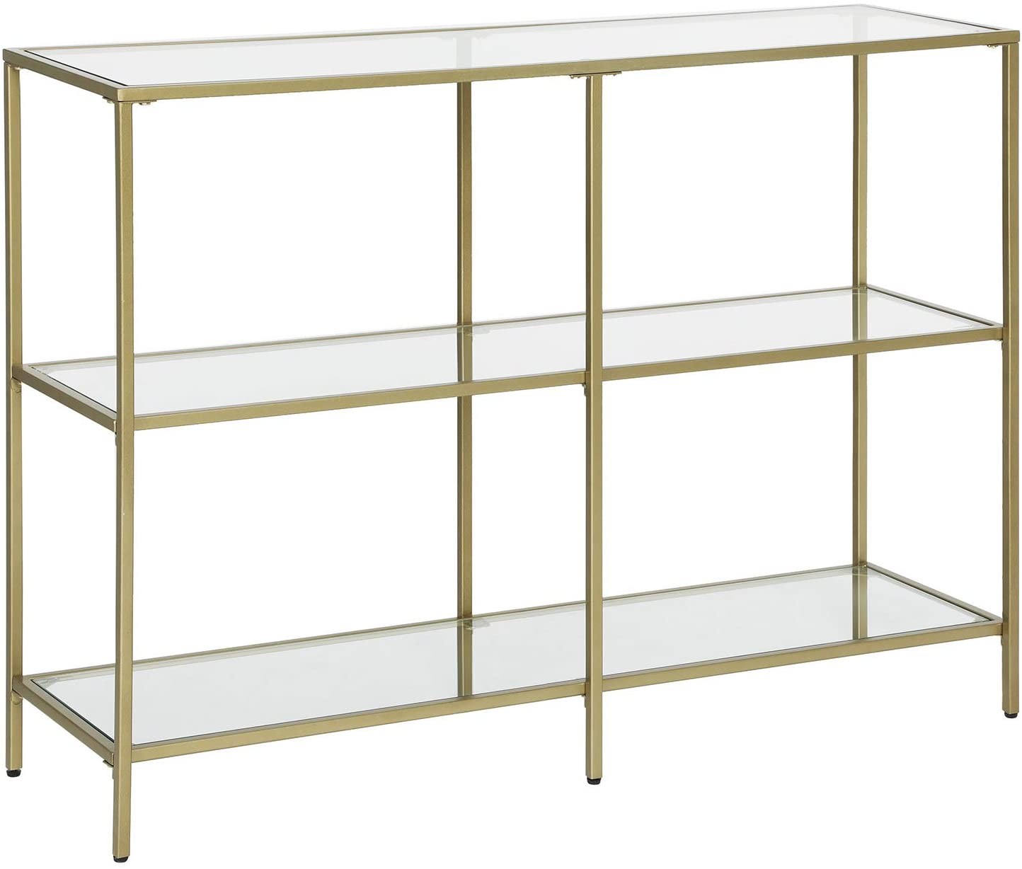 Konsola Metalowa 100 x 30 x 73 cm Leobert LGT27G - Złota