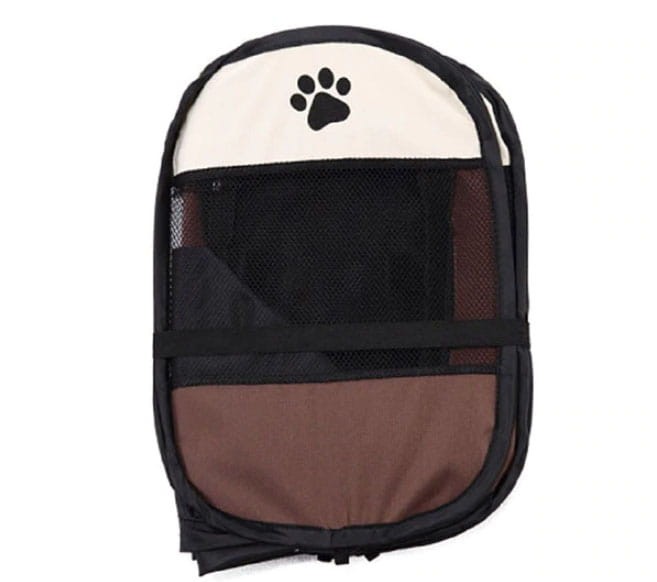 Kojec Dla Psa Kota Składany 74 x 74 x 43 cm ZOOJOY - Brązowy