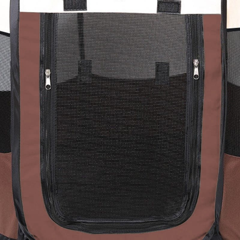 Kojec Dla Psa Kota Składany 74 x 74 x 43 cm ZOOJOY - Brązowy