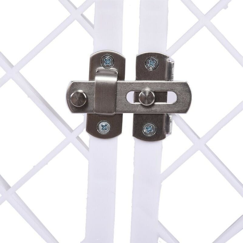 Zagroda Dla Psa Ogrodowa Metalowa 91 x 91 x 60 cm - Biała