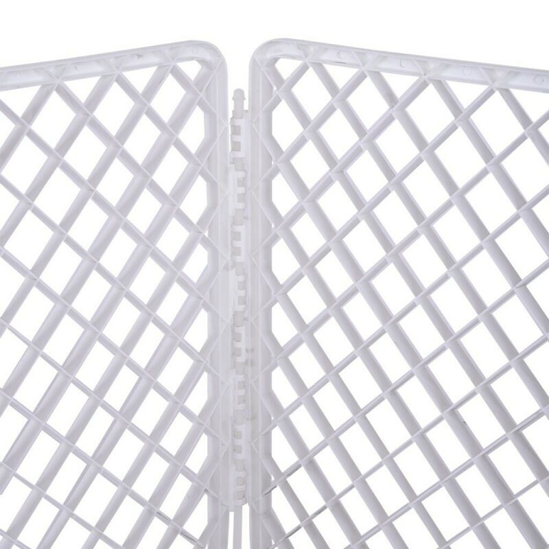 Zagroda Dla Psa Ogrodowa Metalowa 91 x 91 x 60 cm - Biała