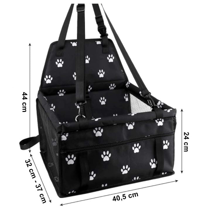 Transporter Samochodowy Dla Psa ZOOJOY 41 x 31 x 1 cm - Czarny