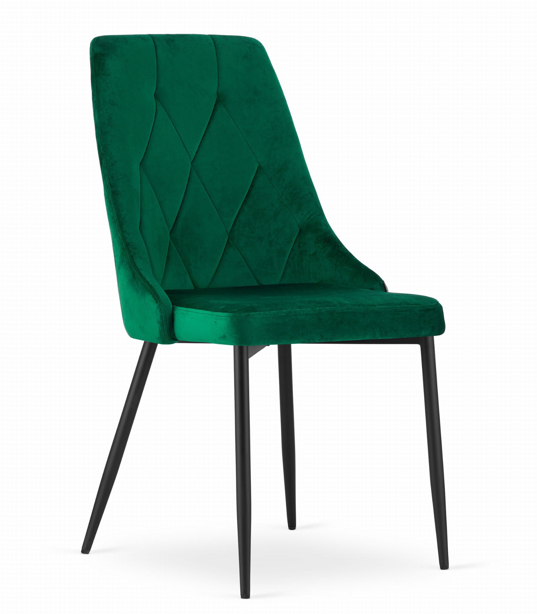 Krzesło Tapicerowane Aksamitne MEBLIVA Top 48.5 x 61 x 93.5 cm