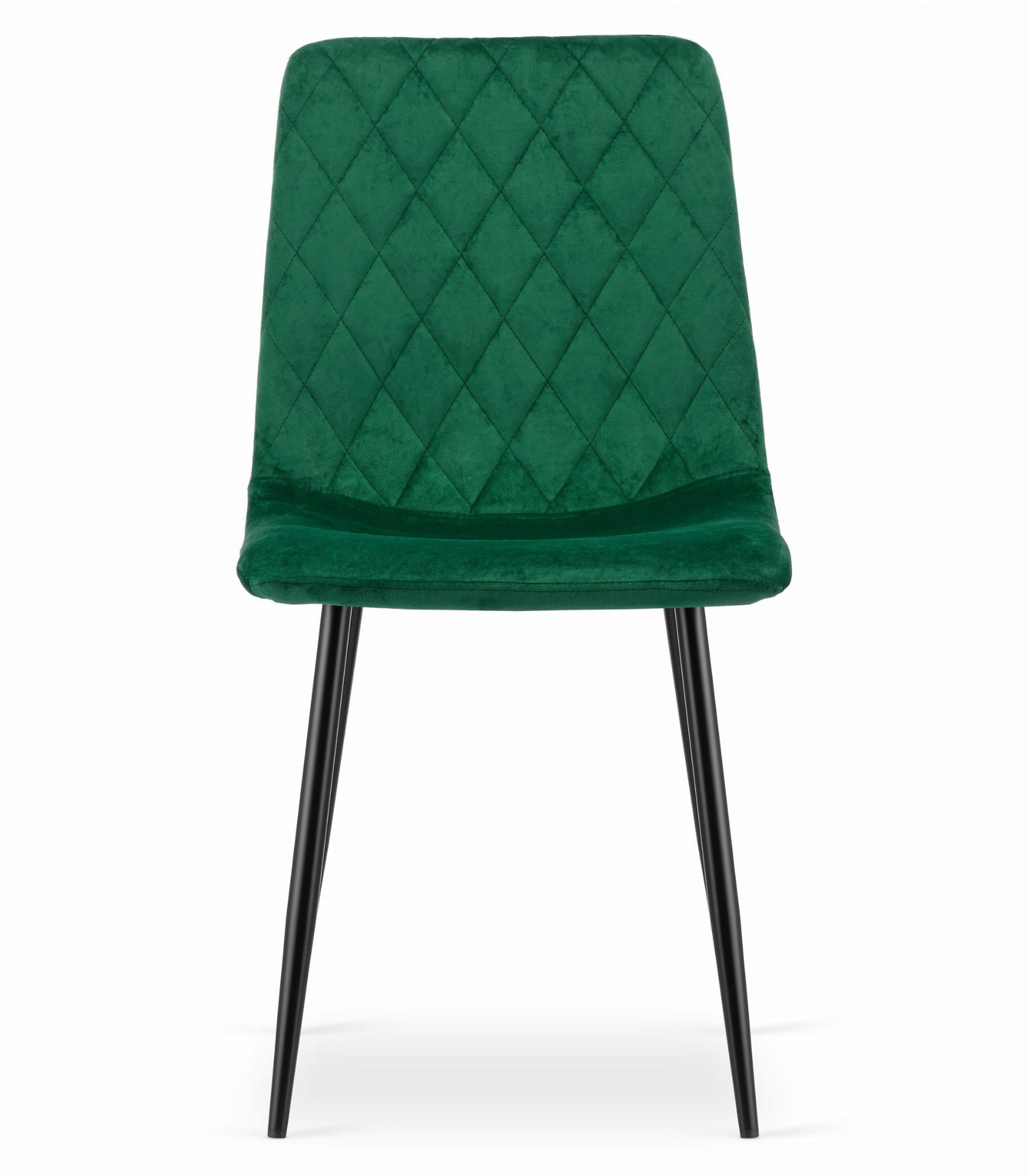 Krzesło MEBLIVA Lemo Welurowe 44.5 x 53 x 88.5 cm - Czarne