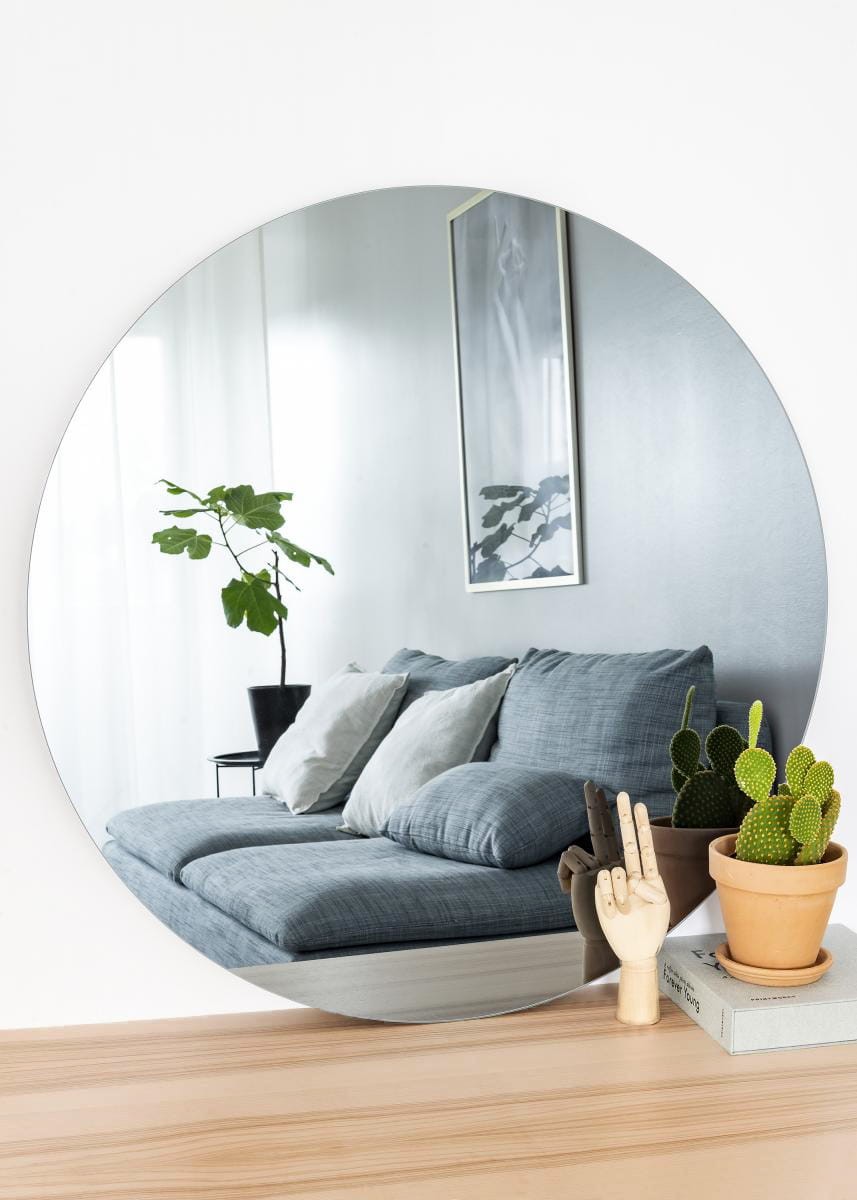 Lustro Okrągłe Ścienne MEBLIVA Dofar 80 cm