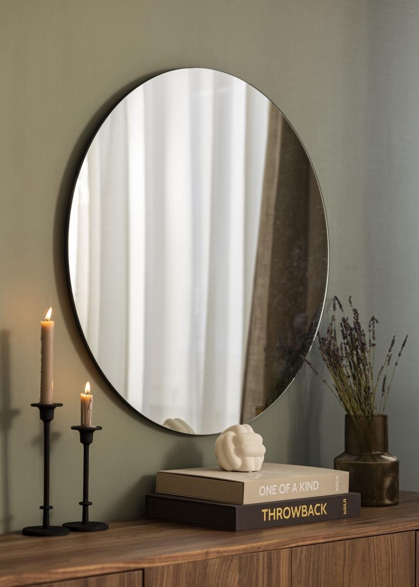 Lustro Okrągłe Ścienne MEBLIVA Dofar 80 cm