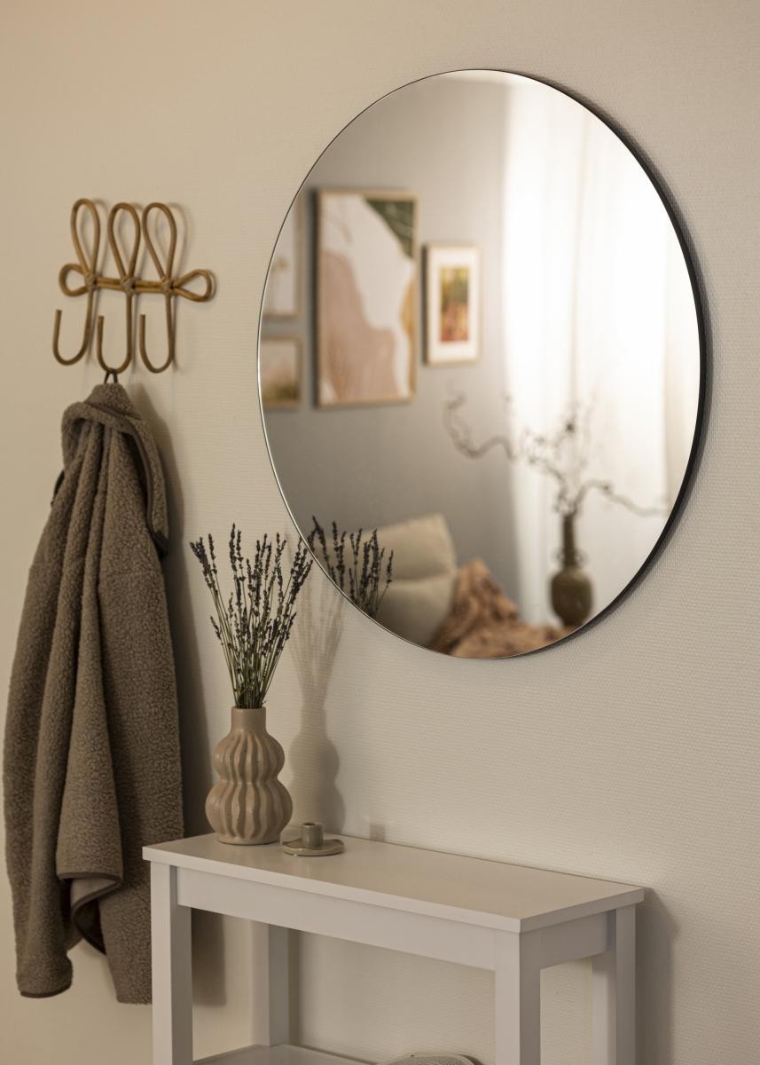 Lustro Okrągłe Ścienne MEBLIVA Dofar 80 cm