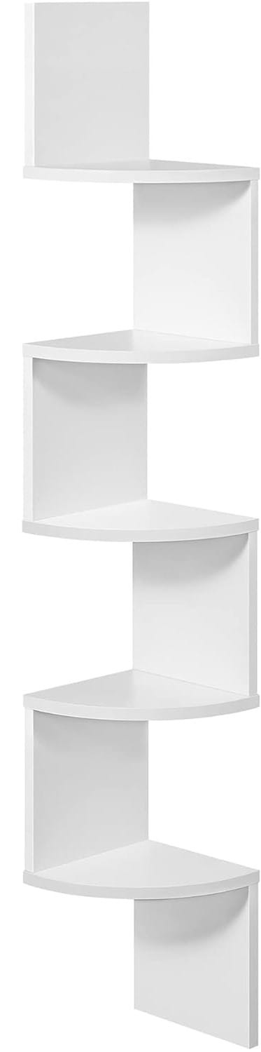 Regał Płyta Wiórowa MEBLIVA Clip 20 x 20 x 127.5 cm - Biały