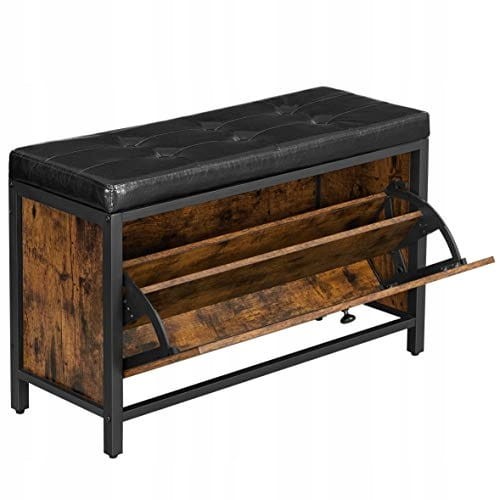 Szafka Na MEBLIVA Sudi 80x30x51 cm Płyta Wiórowa Rustykalny Brąz