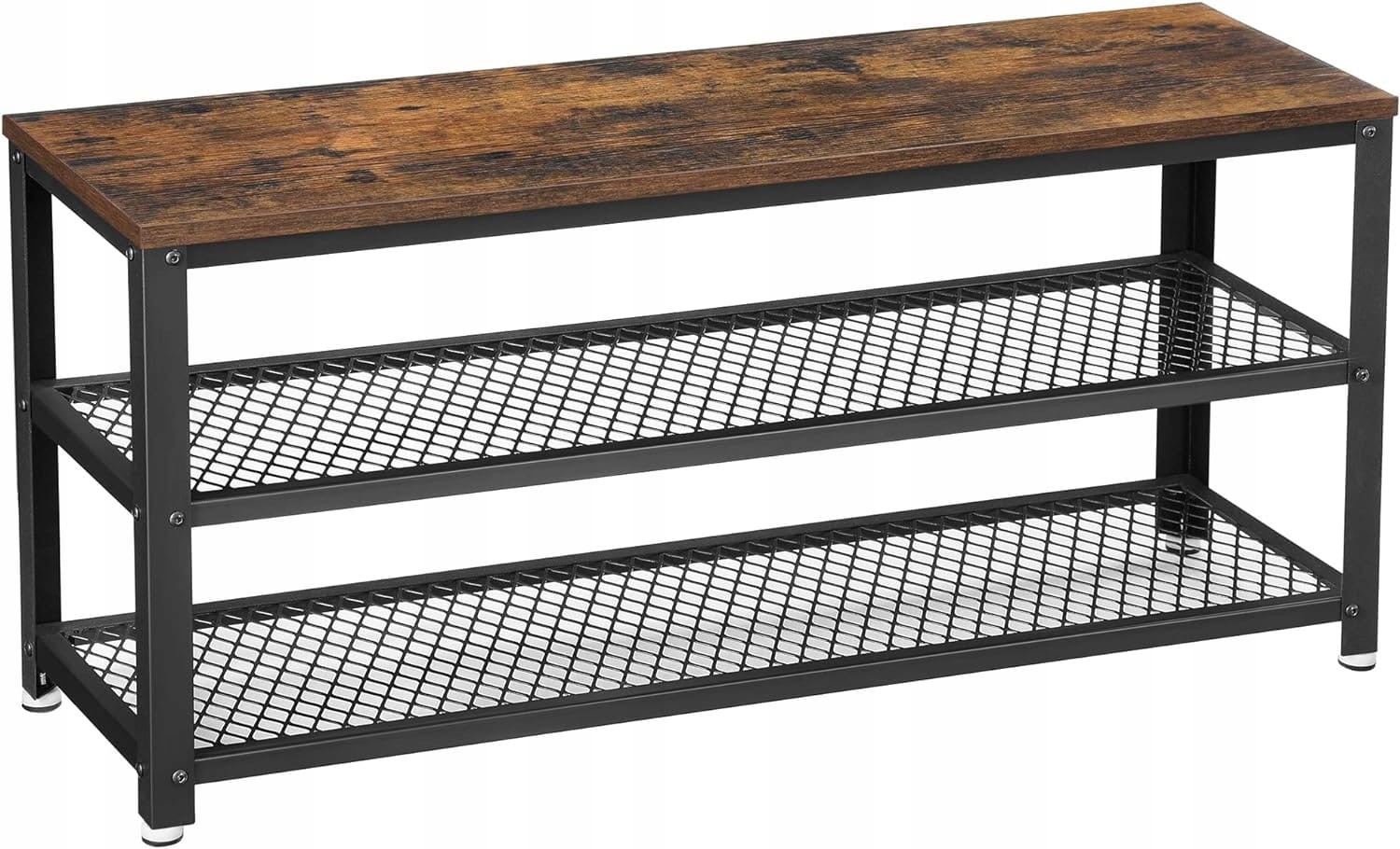 Szafka Na MEBLIVA Sudi 100x30x45 cm Płyta Wiórowa Rustykalny Brąz