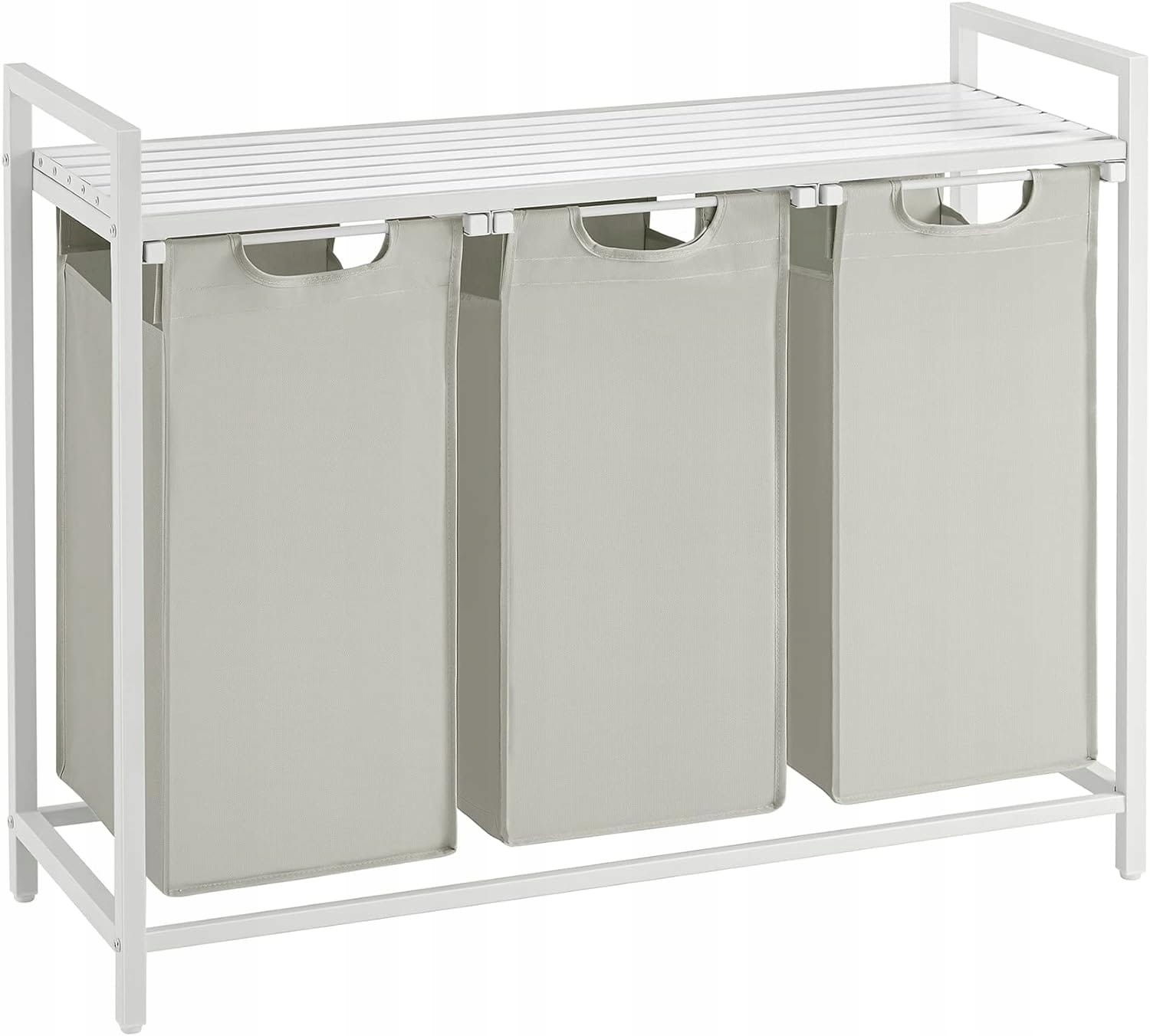 Szafka Łazienkowa MEBLIVA Block 92.5x33x72 cm Blat Z Płyty - Biały