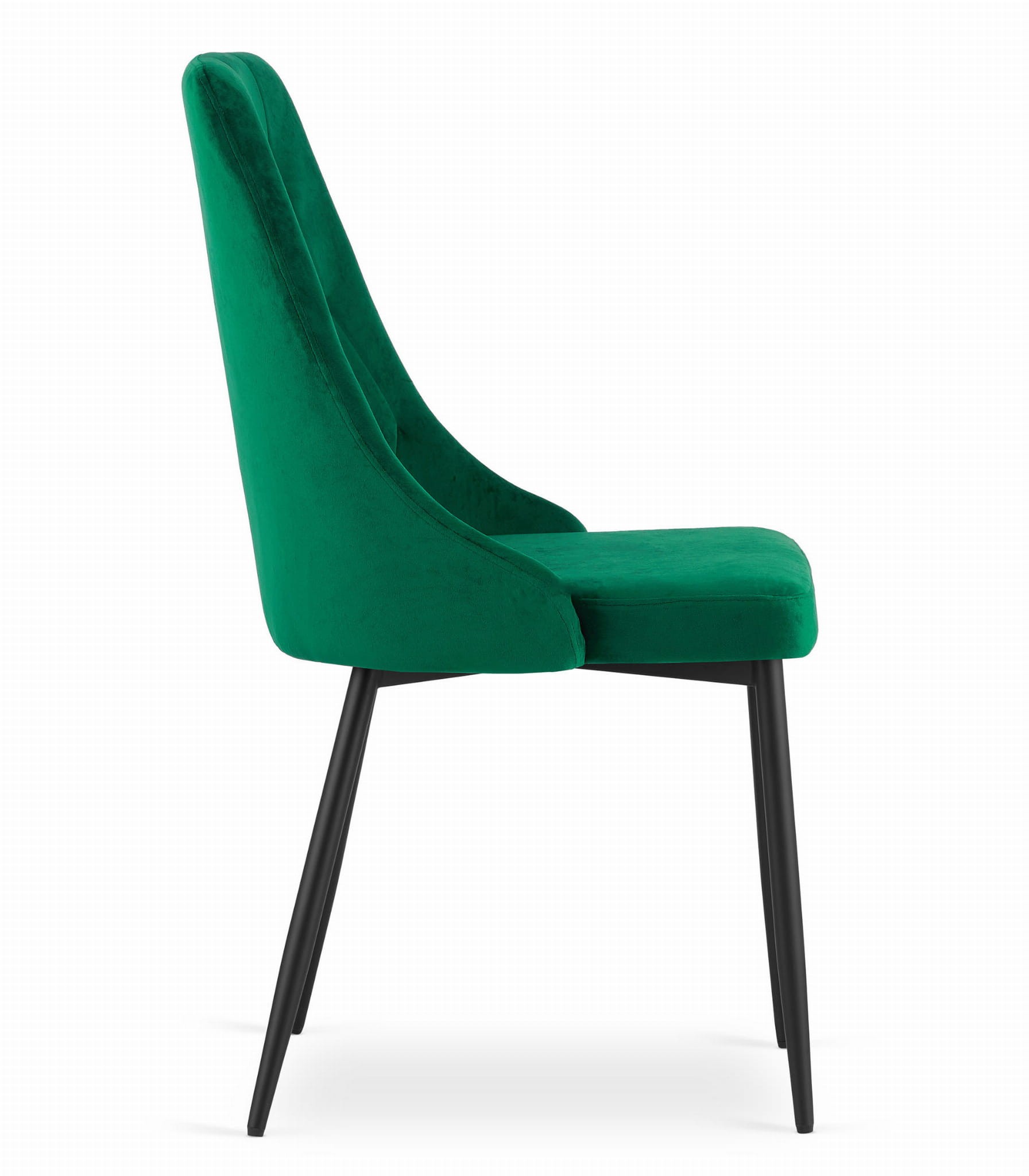 Krzesło Tapicerowane Aksamitne MEBLIVA Top 48.5 x 61 x 93.5 cm