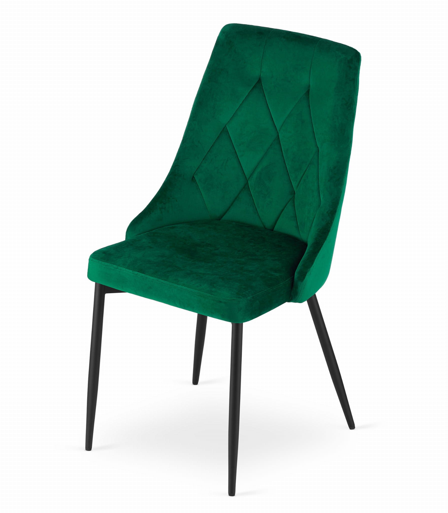 Krzesło Tapicerowane Aksamitne MEBLIVA Top 48.5 x 61 x 93.5 cm