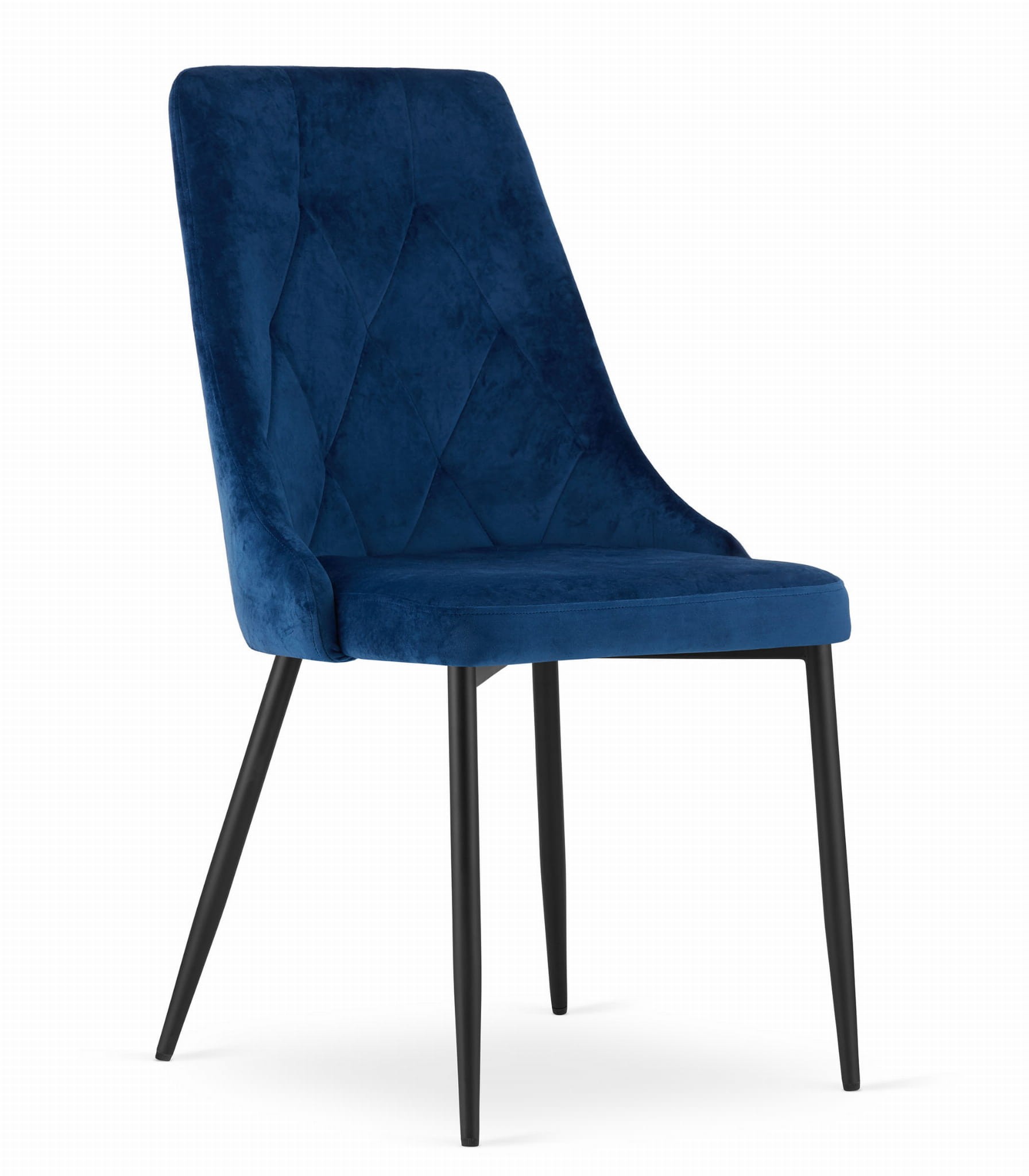 Krzesło MEBLIVA Top Aksamit 48.5 x 61 x 93.5 cm - Szare