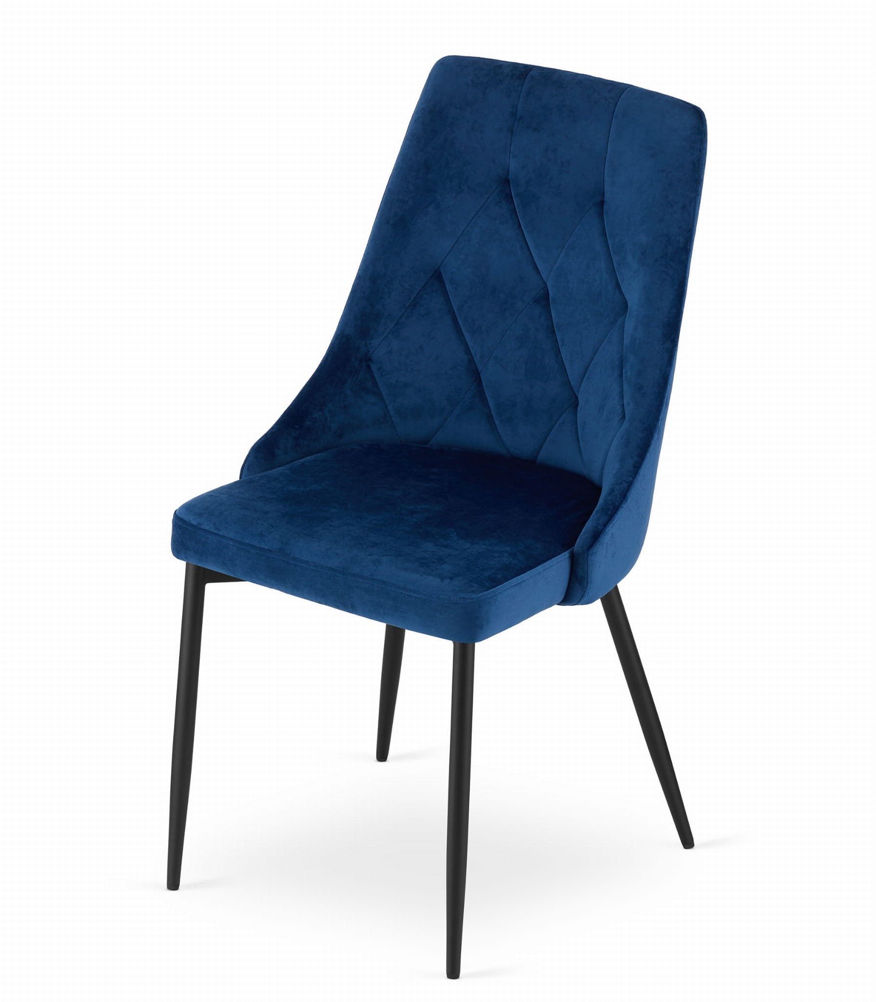 Krzesło MEBLIVA Top Aksamit 48.5 x 61 x 93.5 cm - Szare