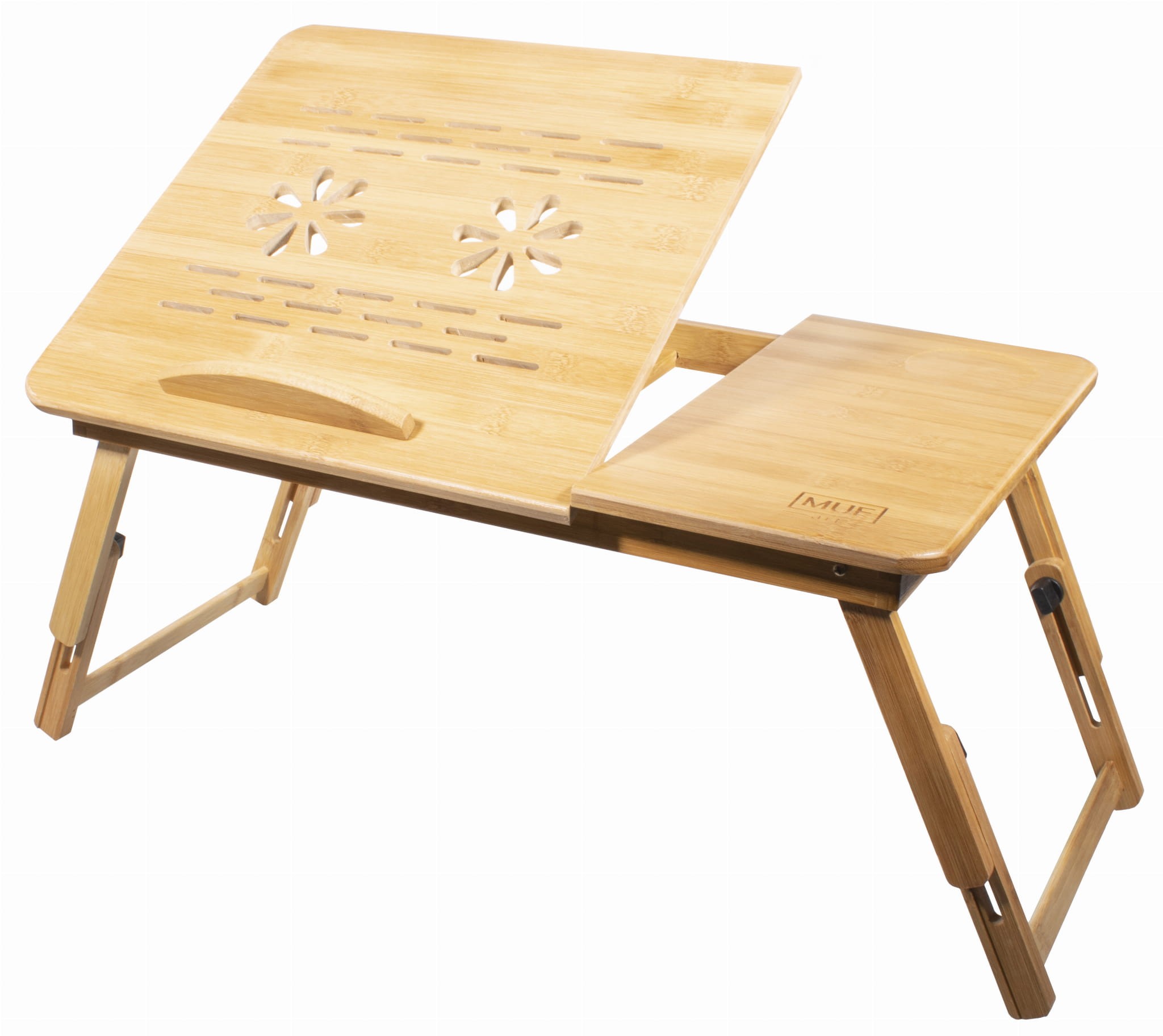 Stolik Bambusowy Składany MEBLIVA Matera 60 x 30 x 27 cm