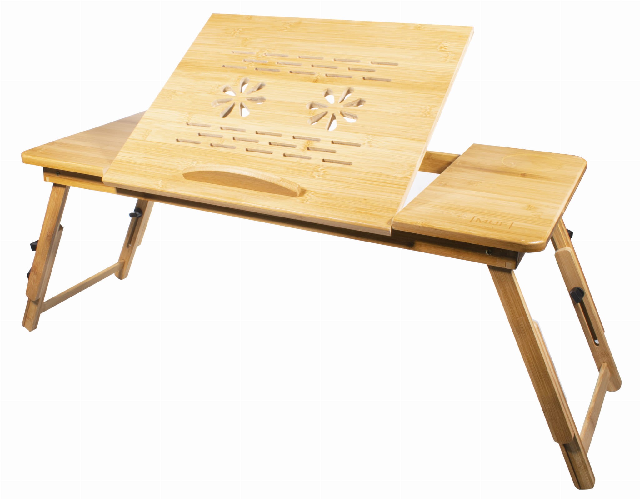 Stolik Bambusowy Składany MEBLIVA Matera 64 x 30 x 25.3 cm