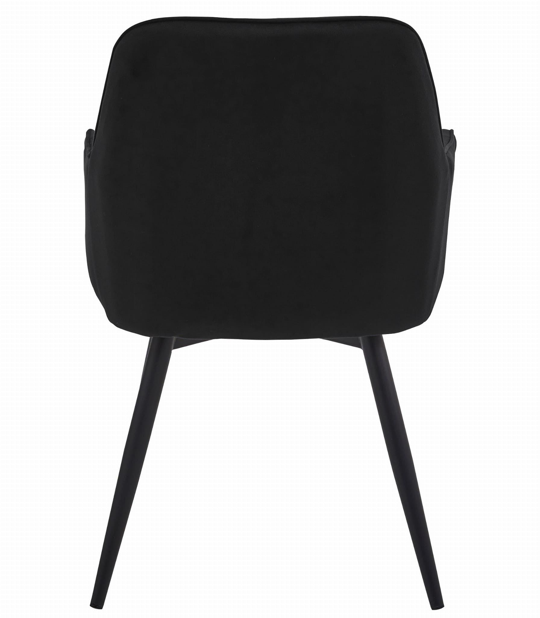 Krzesło Obrotowe Welurowe NANA360 MEBLIVA Mabo 56 x 61 x 83.5 cm - Czarne