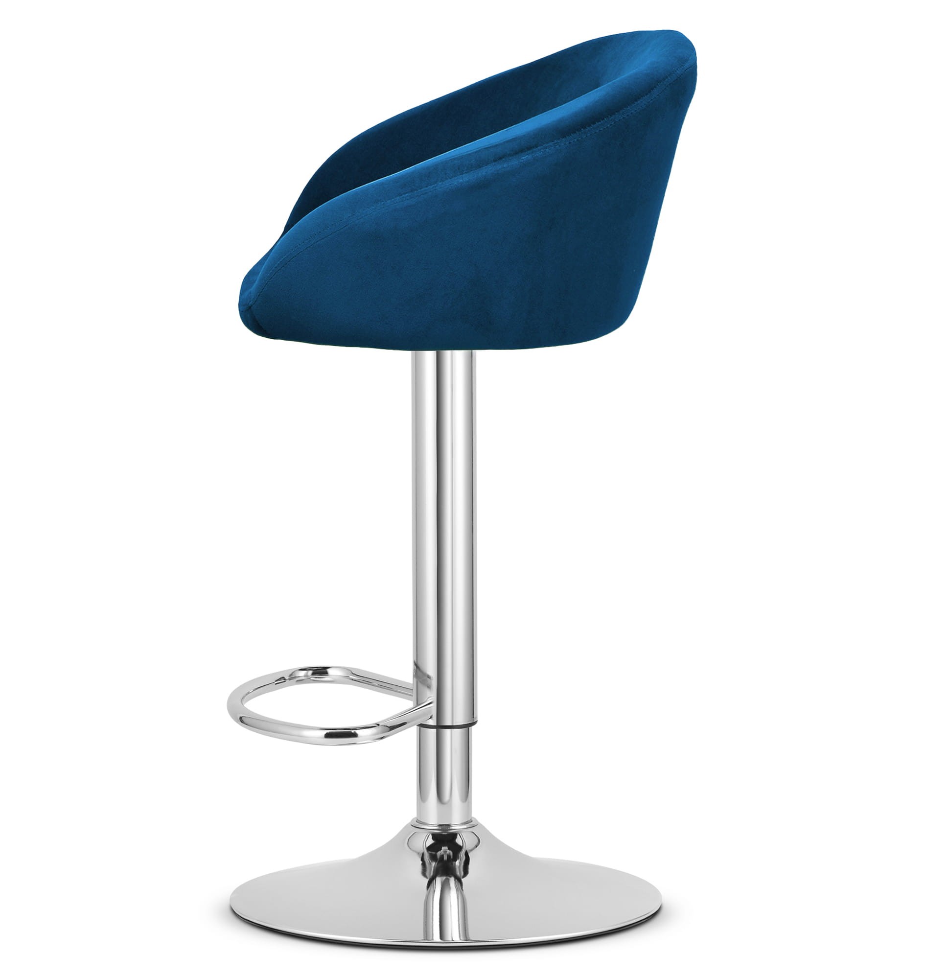 Hoker Kuchenny Welurowy Chrome 53 x 46 x 103 cm Leobert East - Granatowy