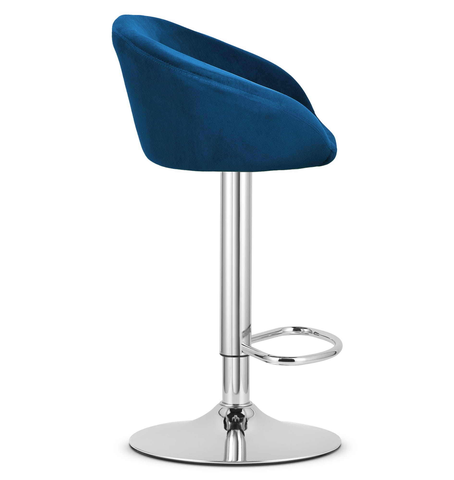 Hoker Kuchenny Welurowy Chrome 53 x 46 x 103 cm Leobert East - Granatowy