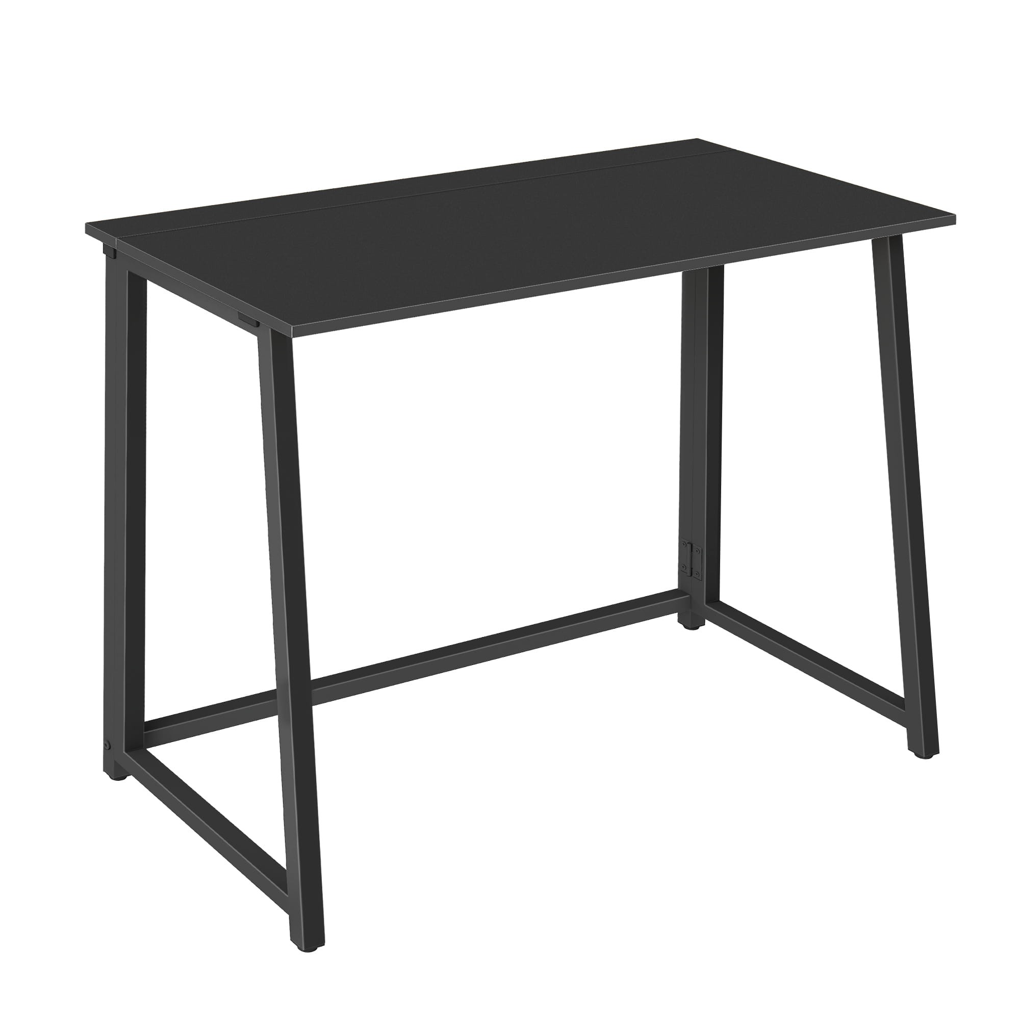 Biurko z płyty wiórowej czarne mebliva net 80 x 40 x 75 cm