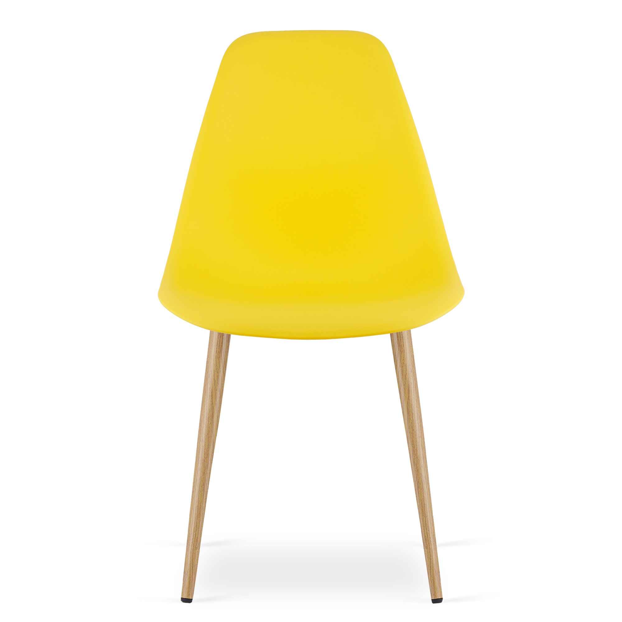 Krzesło Kuchenne Z Polipropylenu MEBLIVA Kidor 52 x 47 x 46 cm - Żółte