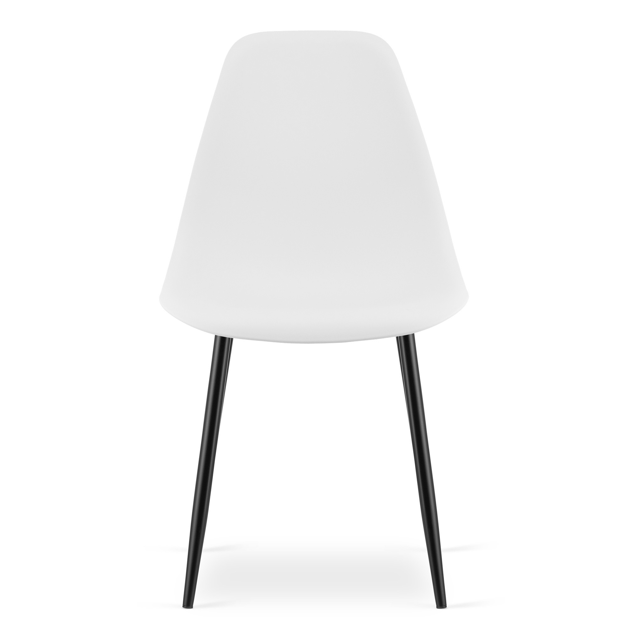 Krzesło Kuchenne Polipropylenowe MEBLIVA Kidor 52 x 47 x 46 cm - Białe