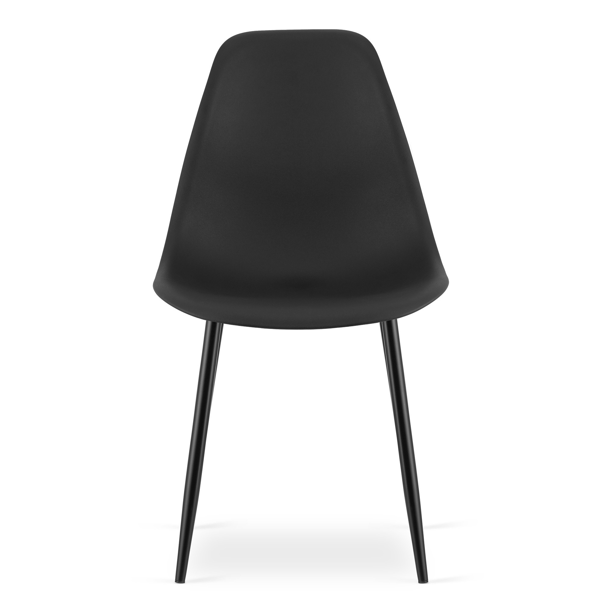 Krzesło Kuchenne Polipropylenowe MEBLIVA Kidor 52 x 47 x 46 cm - Czarne